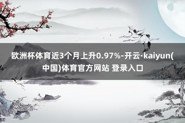 欧洲杯体育近3个月上升0.97%-开云·kaiyun(中国)体育官方网站 登录入口